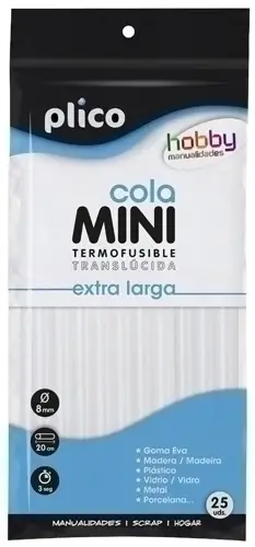 COLA TERMOFUSIBLE BARRA PLICO blister 25