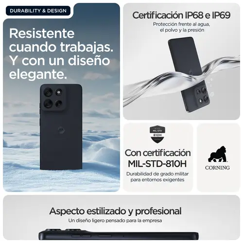 moto g56 5G 17,1 cm (6.72") Ranura híbrida Dual SIM Android 15 USB Tipo C 8 GB 256 GB 5200 mAh Negro - Imagen 4