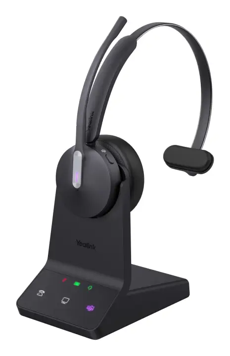 WH64 Mono Teams Auriculares Inalámbrico Diadema Oficina/Centro de llamadas USB Tipo C Bluetooth Negro