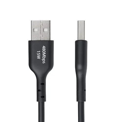 Cable de Carga USB-A a USB-C de 2m - Cable de Carga USB Tipo C - Carga Rápida de 3A - Cable de Transferencia de Datos USB 2.0 - TPE - Imagen 2
