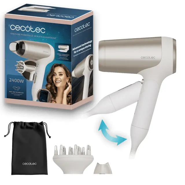 IoniCare Power&Go Heaven Champagne secador 2400 W Champán