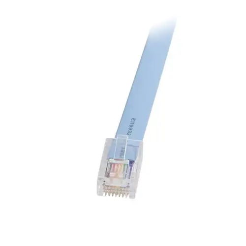 Cable 1,8m para Gestión de Router Consola Cisco RJ45 a Serie DB9 - Rollover - Macho a Hembra - Imagen 3