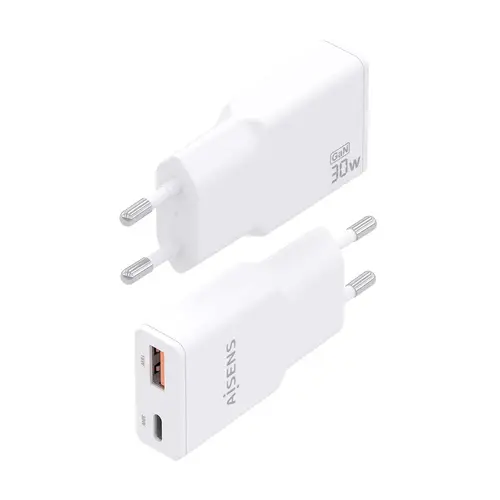 ASCH-30W2P046-W cargador de dispositivo móvil Cámara digital, MP3, MP4, Teléfono móvil, Navegante, Portátil, Consola de juegos portátil, Smartphone, Tableta, Universal Blanco Corriente alterna Carga rápida Interior - Imagen 3