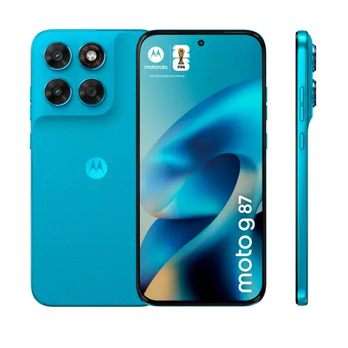 moto g87 17,2 cm (6.78") Ranura híbrida Dual SIM Android 16.0 5G USB Tipo C 12 GB 256 GB 5200 mAh Azul - Imagen 2