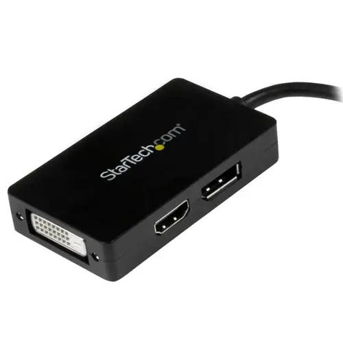 Adaptador de vídeo externo triple head Mini DisplayPort a DVI HDMI y DP conversor - Imagen 2
