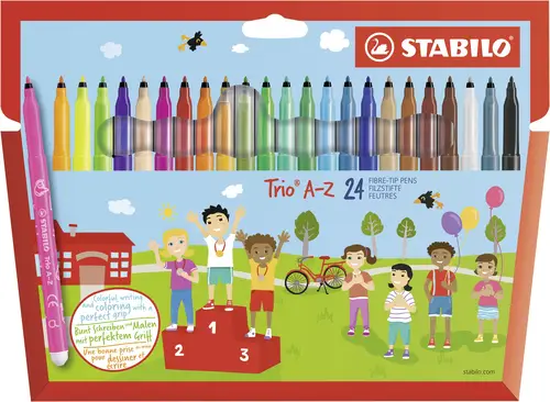 Trio AZ rotulador Fino Multicolor 24 pieza(s) - Imagen 1