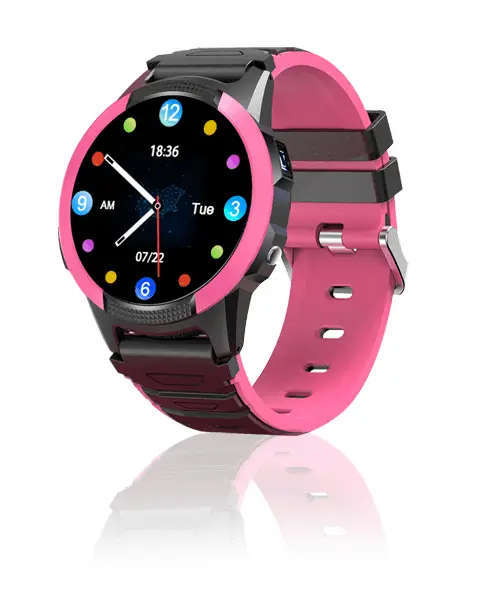 Slim 3,25 cm (1.28") IPS Digital Pantalla táctil Rosa GPS (satélite)