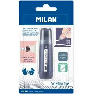 MILAN CINTA CORRECTORA CILÍNDRICA 5MMX6M SERIE 1918 -BLÍSTER- C..