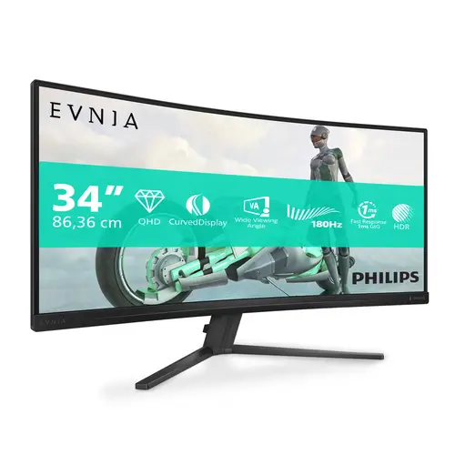Evnia 34M2C3500L/00 pantalla para PC 86,4 cm (34") 3440 x 1440 Pixeles Wide Quad HD LCD Negro - Imagen 10