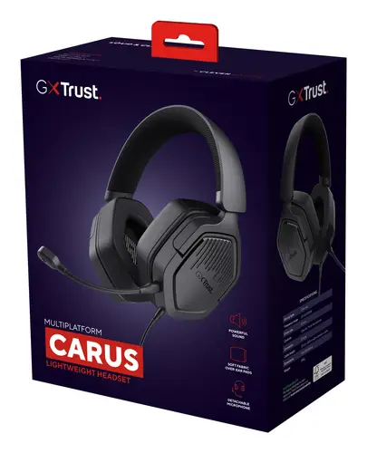 GXT492 Carus Auriculares Alámbrico Diadema Juego Negro - Imagen 9
