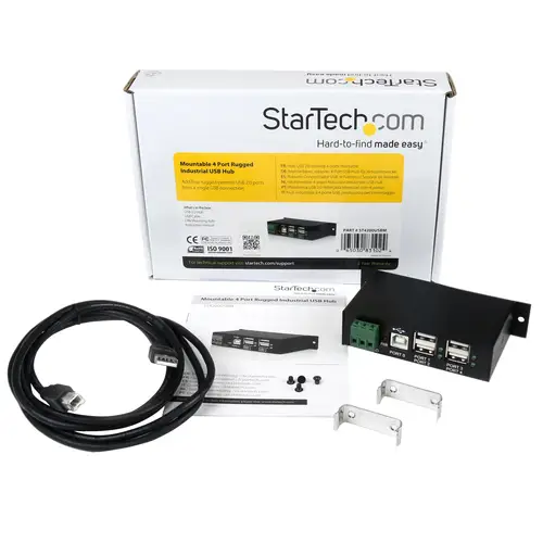 Hub Industrial de 4 Puertos USB 2.0 con Protección Antiestática ESD - Imagen 7