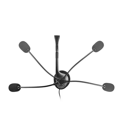 MS103 MAX Auriculares Alámbrico Diadema Llamadas/Música Negro - Imagen 3
