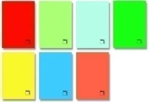 LIBRETA PACSA GOFRADA A4 48h 70g CD.4 VE - Pack de 10 unidades