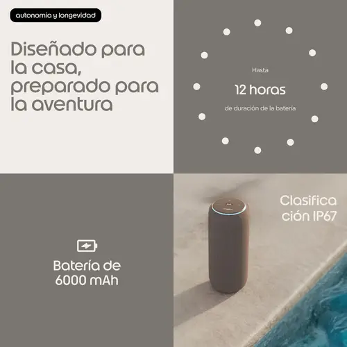 moto sound flow Altavoz monofónico portátil Gris pardo 30 W - Imagen 7