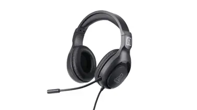 Yttrium Auriculares Alámbrico Diadema Juego Negro