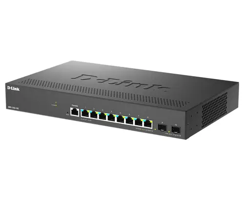 DMS-1250-10S/E switch Gestionado 2.5G Ethernet (100/1000/2500) Negro - Imagen 3