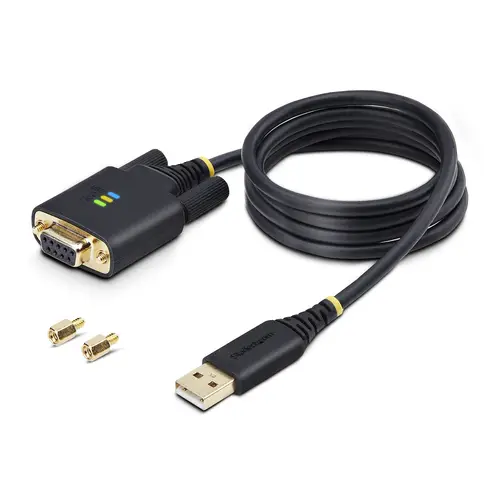1P3FFCNB-USB-SERIAL cable de serie Negro 1 m USB tipo A DB-9 - Imagen 8
