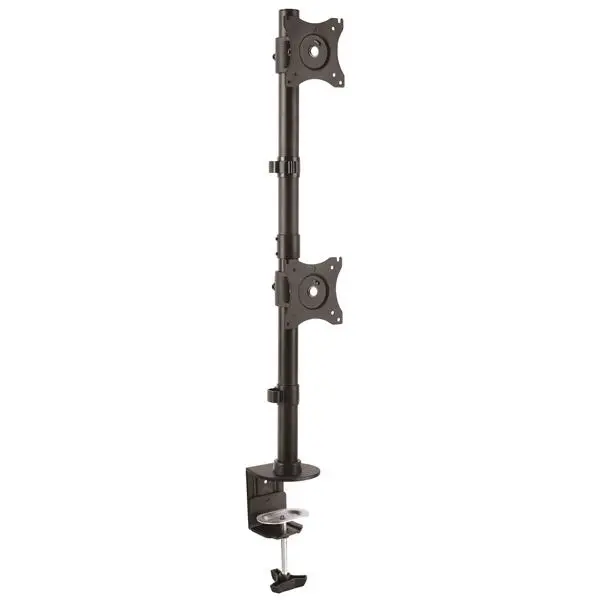 Base de Soporte Vertical VESA Ajustable para Dos Monitores de hasta 27 Pulgadas