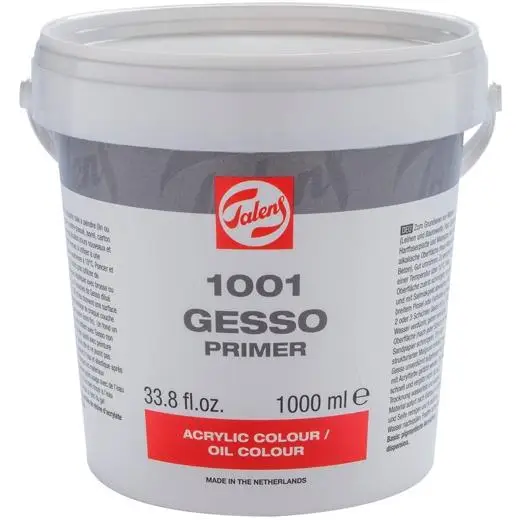 TALENS PINTURA ACRÍLICA GESSO PRIMER 1001 PARA IMPRIMACIÓN BOTE 1000ML - Imagen 1
