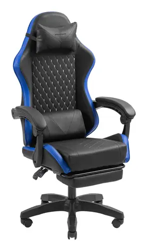 MGC-X Silla para videojuegos de PC Asiento acolchado Negro, Azul - Imagen 3