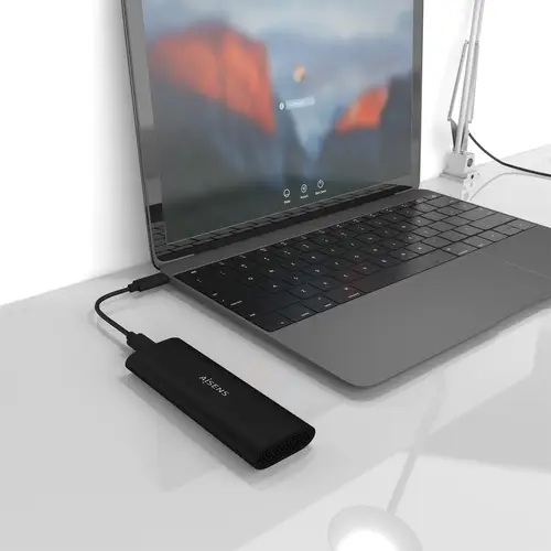Caja Externa M.2 (NGFF) ASM2-014B SATA/NVMe A USB3.1 Gen2, Negro - Imagen 8