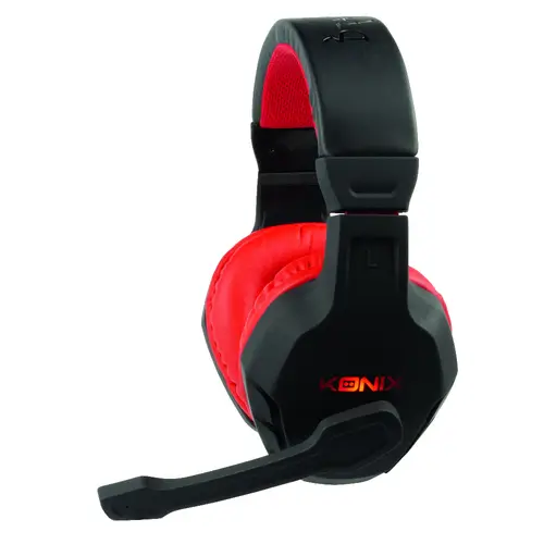 Drakkar 61881187304 auricular y casco Auriculares Alámbrico Diadema Juego Negro, Rojo - Imagen 2