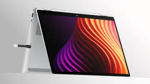 EliteBook X Flip G2i 14 inch Notebook Next Gen AI PC Wolf Pro Security Edition Copilot+ PC Intel Core Ultra 5 325 Híbrido (2-en-1) 35,6 cm (14") Pantalla táctil WUXGA 32 GB LPDDR5x-SDRAM 512 GB SSD Wi-Fi 7 (802.11be) Windows 11 Pro Plata - Imagen 2