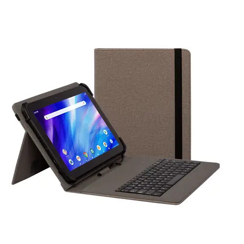 FUNDA TECLADO USB DE 9,7" A 10.5" BEIGE - Imagen 1