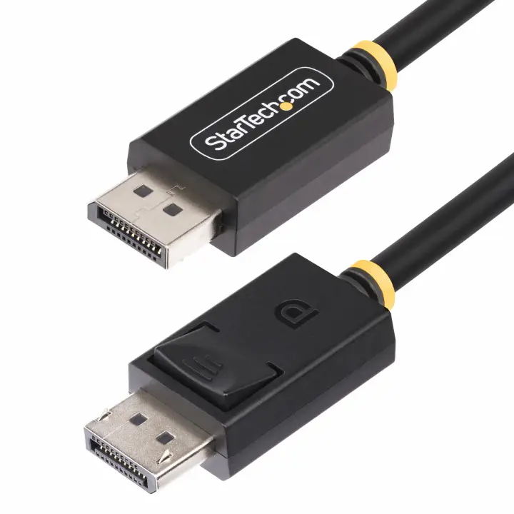 Cable DisplayPort 2.1 de 1m - Certificación VESA - Cable DisplayPort DP80 - UHBR20/HDR/DSC 1.2a/HDCP 2.2 - 16K/8K 60Hz - DP 2.1 - M/M