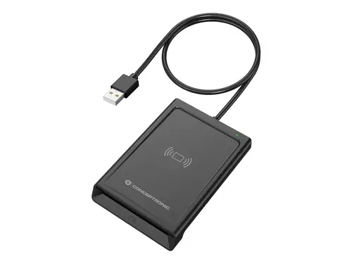 BIAN11B lector de tarjeta inteligente Interior USB USB 2.0 Negro - Imagen 1