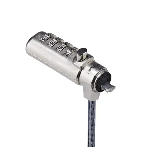 Cable de Seguridad Delgado para Portátil Compatible con Noble Wedge® de 1,5m - Cable Antirrobo para Portátil con Candado de Combinación - Cable Resistente a los Cortes - Imagen 2