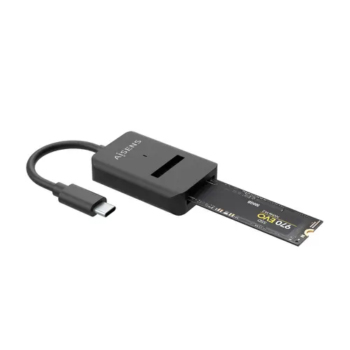 USB-C Dock M.2 (NGFF) ASUC-M2D011-BK SATA/NVMe A USB3.1 Gen2, Negra - Imagen 2