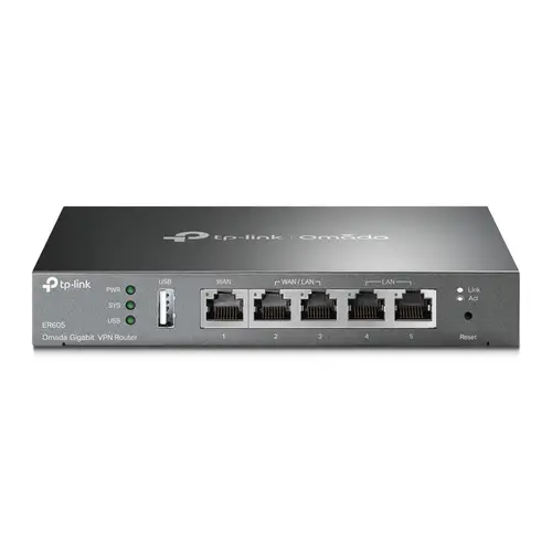 Omada ER605 router Gigabit Ethernet Negro - Imagen 1