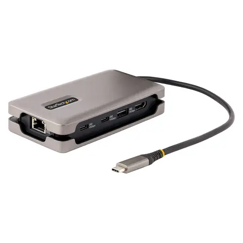 Adaptador Multipuertos USB-C - HDMI 2.0b 4K 60Hz - HDR - Hub USB 3.2 Gen 2 10Gbps (2xUSB-C, 1xUSB-A) - PD de 100W con Pass-Through - Con Cable de 30cm - Docking Station para Portátil - Imagen 1