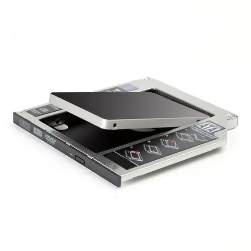 EW7003 Acrilonitrilo butadieno estireno (ABS), Aluminio Negro, Blanco funda para disco duro externo - Imagen 4