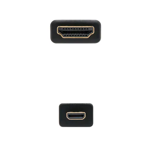 CABLE MICRO HDMI V1.4 (ALTA VELOCIDAD / HEC), A/M-D/M, 1.8 M - Imagen 3