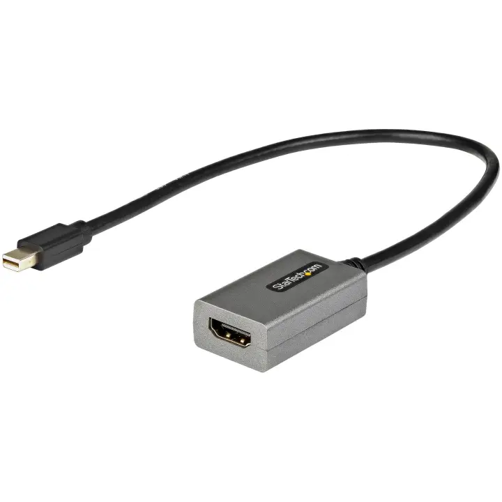 Adaptador Mini DisplayPort a HDMI - 1080p - Monitor/pantalla mDP 1.2 a HDMI - Dongle Convertidor Mini DP a HDMI - Cable de 30cm - Versión Mejorada de MDP2HDMI