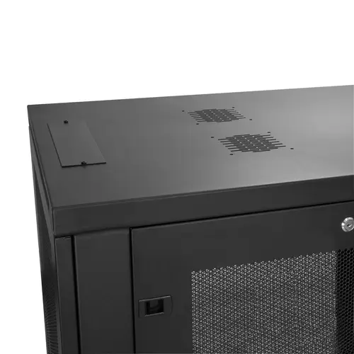 Armario Rack para Servidores 18U 19" 4 Columnas - Rack de Servidores con Cerradura y Seguro - Rack con Ruedas y Carriles de Montaje Ajustables para Equipo de Red - Imagen 6