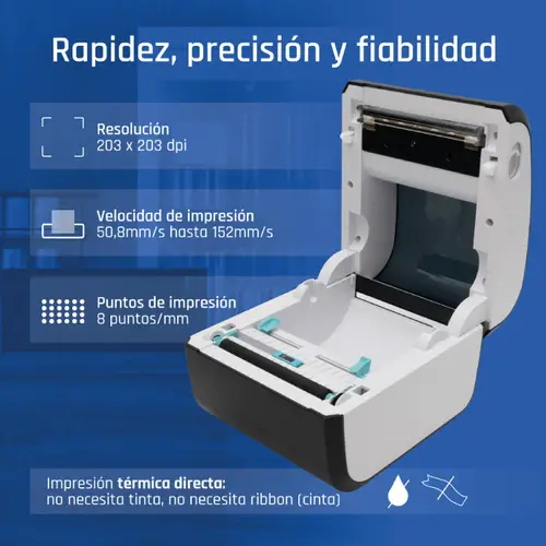 Impresora etiquetas envíos USB+Bluetooth - Imagen 5