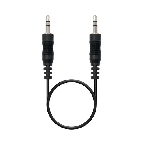 Cable audio estéreo, Jack 3.5/M-Jack 3.5/M, negro, 20m - Imagen 1