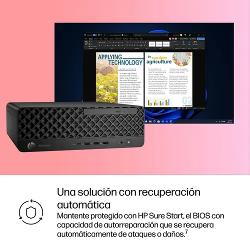 ProDesk 4 SFF G1i Desktop AI PC Intel Core Ultra 7 265 16 GB DDR5-SDRAM 512 GB SSD Windows 11 Pro - Imagen 8