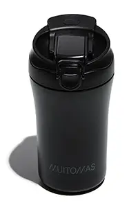 WBOTTLETH350BK taza de viaje 350 ml Negro Acero inoxidable