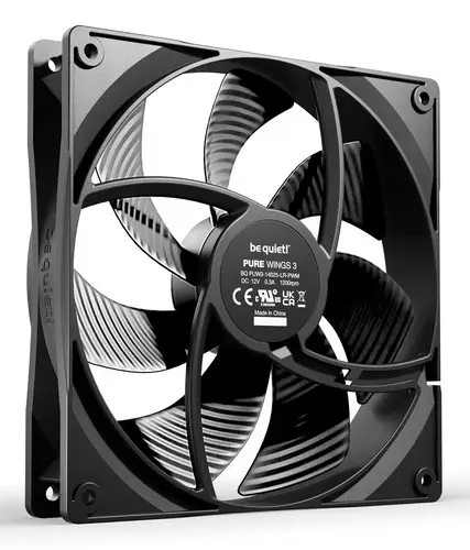 Pure Wings 3 140mm PWM Carcasa del ordenador Ventilador 14 cm Negro 1 pieza(s) - Imagen 2
