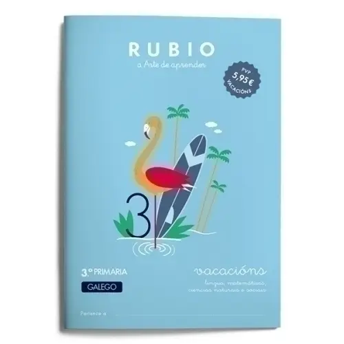 CUADERNO RUBIO GAL.VACACIONS 3º PRIM. - Pack de 5 unidades
