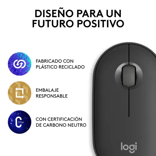 910-007015 ratón Viajes Ambidextro RF Wireless + Bluetooth Óptico 4000 DPI - Imagen 17