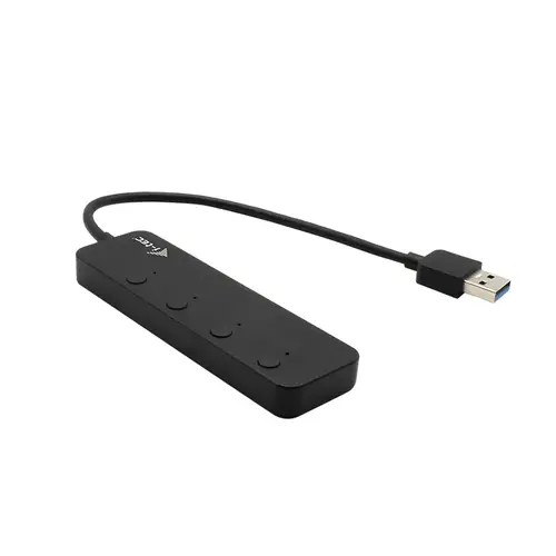 USB 3.0 Metal HUB 4 Port with individual On/Off Switches - Imagen 2