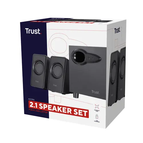 Avora 2.1 conjunto de altavoces 9 W PC Negro 2.1 canales De 2 vías - Imagen 5