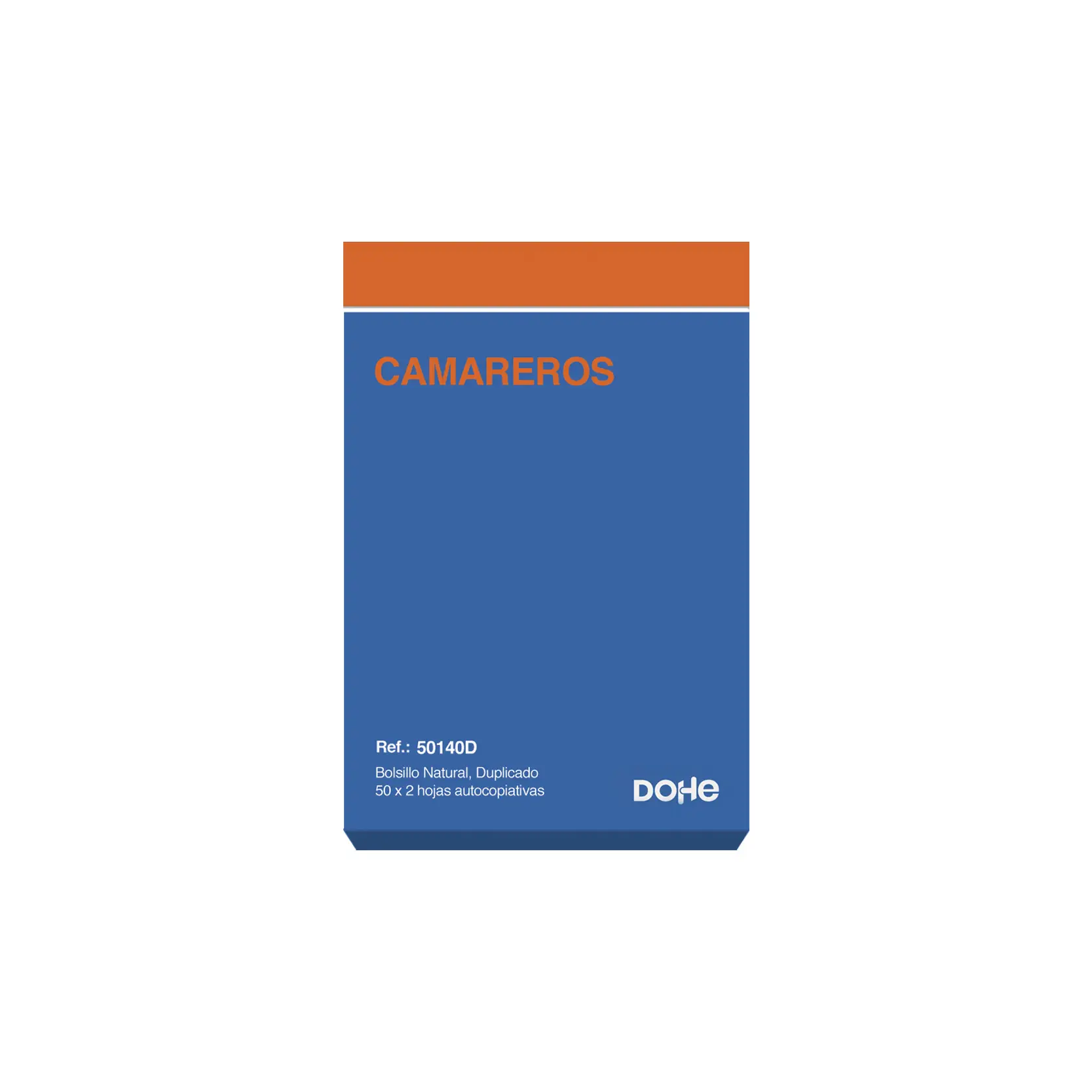 50140D registro comercial (libro) Azul, Naranja 100 hojas