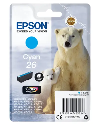 Polar bear Cartucho 26 cian - Imagen 1