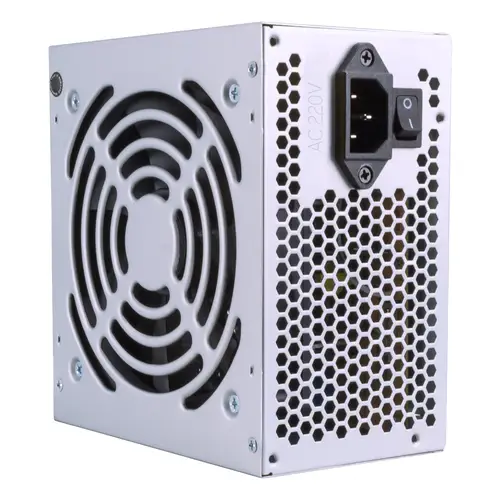 ATX 500W unidad de fuente de alimentación 20+4 pin ATX Plata - Imagen 4
